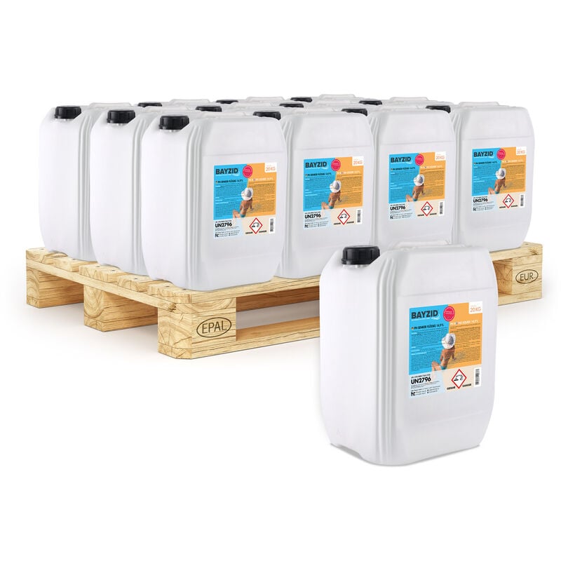 Bayzid - 20 Kg ® pH moins liquide 14,9% Réducteur de pH liquide à effet rapide