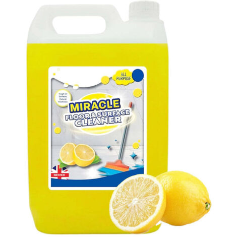1 x 2.5 Litre Concentrated Lemon Floor Cleaner Ideal For All Surfaces