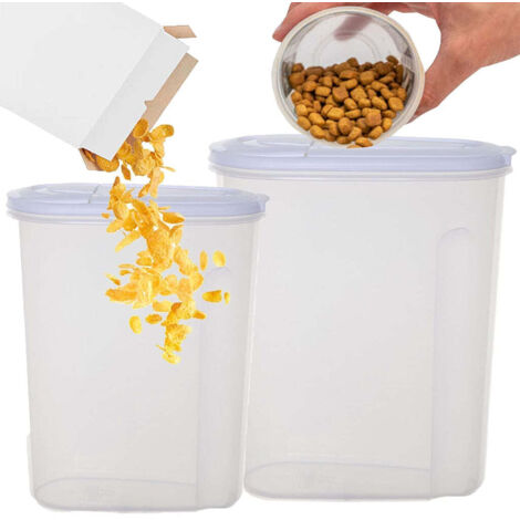1 x 3L Airtight Kitchen Cereal Storage Containers For Dry Food