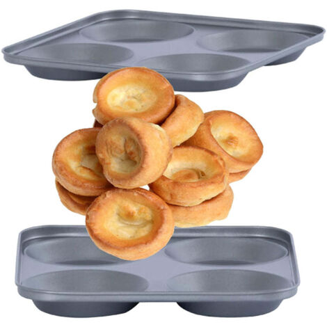 1 x 4 Cup Giant Yorkshire Pudding Non-Stick Oven Trays