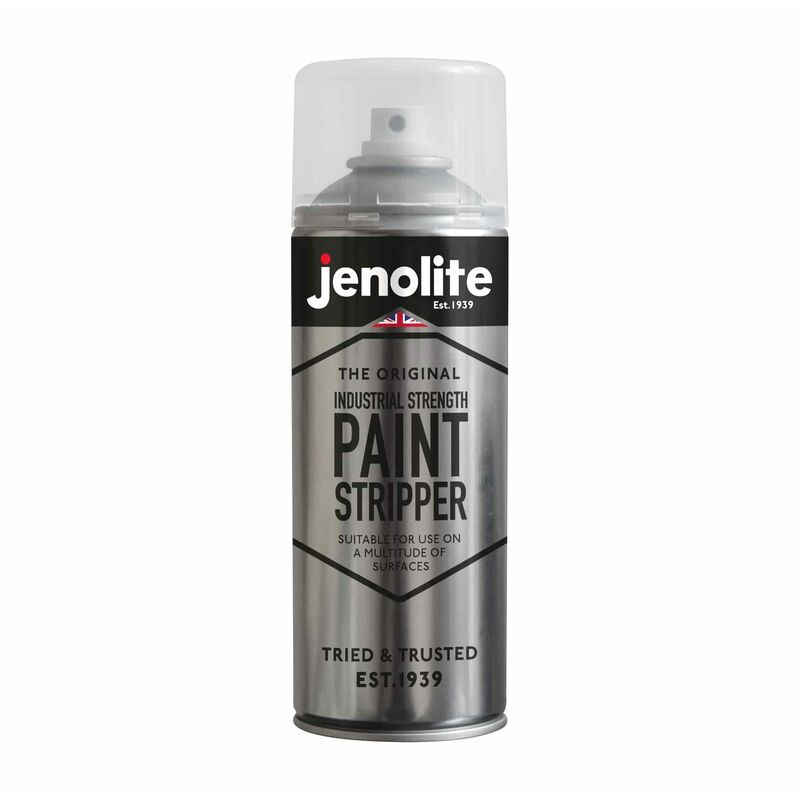 Mm_unverified_brand - 1 x 400ml Aerosol - jenolite Industrial Strength Paint Stripper/Paint Remover Aerosol - Use on Wood, Metal, Brick, Concrete