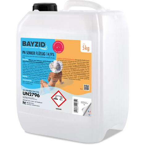 1 x 5 kg Bayzid pH moins liquide 14,9%