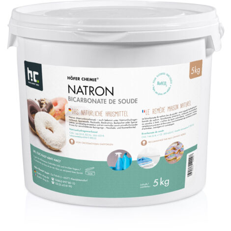 1 x 5 kg Natron Natriumhydrogencarbonat in Lebensmittelqualität