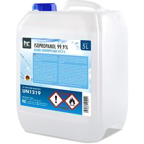 1 x 5 Litre Alcool isopropylique 99,9 %