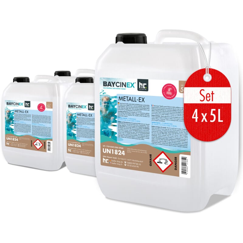 Höfer Chemie Gmbh - baycinex Metall-Ex Séquestrant Métaux baycinex® en bidon de 5 l 20 l (en)