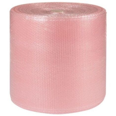 1 x 500x100m PINK Anti-Static Small Bubble Wrap Rolls