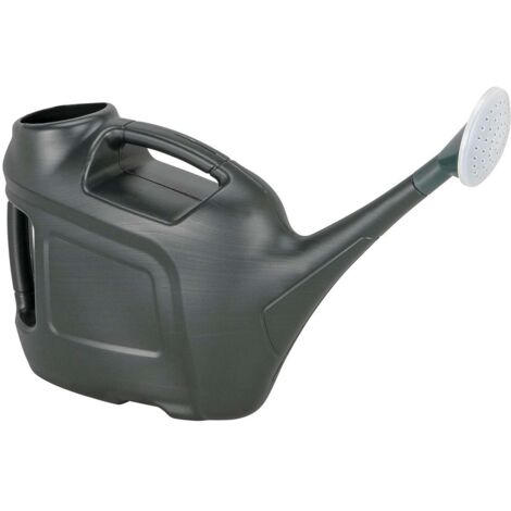 1 x 6 Litre Green Slim Lightweight Watering Cans With Sprinkler Heads & Handles