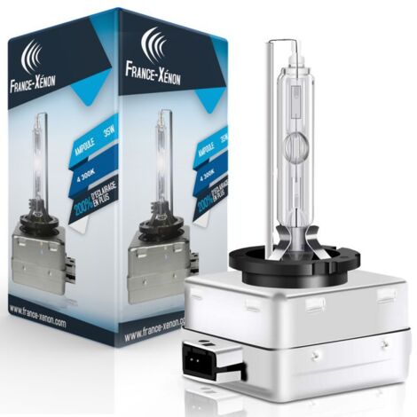 1 x Ampoule D8S 4300K FRANCE XENON - Garantie 2 ans - 25W - PK32d-1 - Compatible 66548