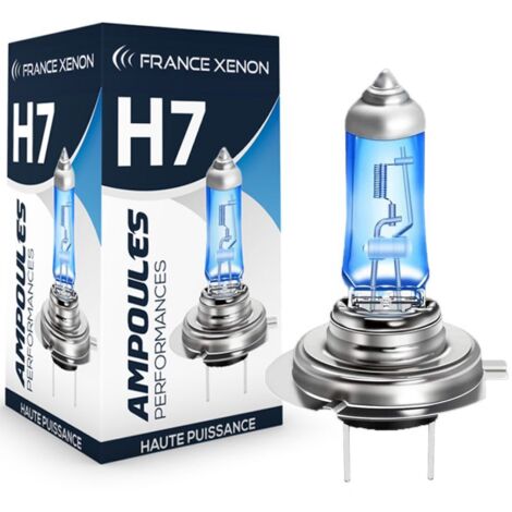 1 x Ampoule H7 55W 12V SUPER WHITE - FRANCE-XENON - Ampoule halogène PX26d