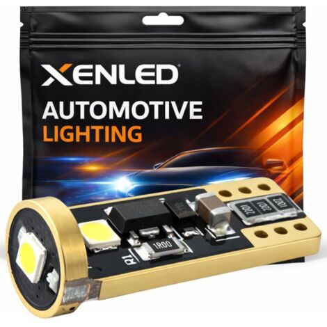1 x AMPOULE W5W 3-LED Super Canbus 60Lms XENLED - BLEU