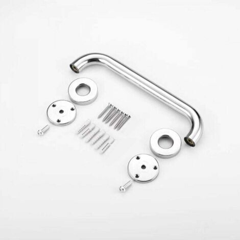 1 x barra de apoyo de acero inoxidable para bañera, asidero de inodoro, inodoro para personas mayores/discapacitadas/niños/mujeres embarazadas, 40 cm