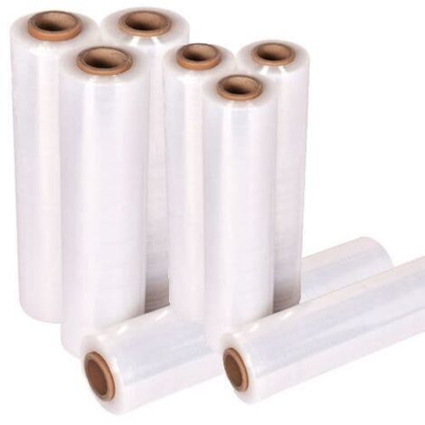 1 x Clear Shrink Pallet Wrap 400mm Rolls (Standard Core)