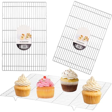 1 x Extra Large 18" Chrome Plated Cooling Rack Cool Freshly Baked Goods