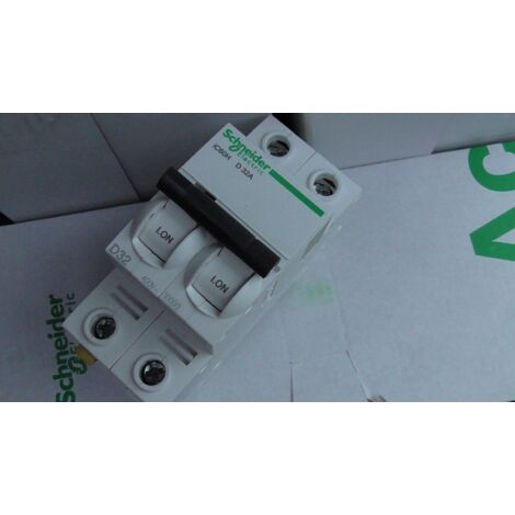 1 x iC60H 2P D 32A SCHNEIDER A9F08232 DISJONCTEUR
