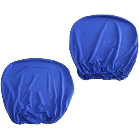 1 x königsblaue, universelle, dehnbare Computer-Schreibtischabdeckung, Rückenlehne 40 x 45 cm, Sitzkissen 50 x 52 cm