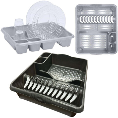 1 x Midnight Large Dish Drainer With Integral Handles