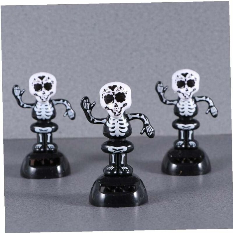 1 x Skelett-Ornament, magnetischer Schüttelkopf, tanzendes Skelett, schreckliche Figur, Neuheit, Schreibtisch-Auto-Geister-Spielzeug-Ornament | 04391570259988 1 x Skelett-Ornament, magnetischer Schüttelkopf, tanzendes Skelett, schreckliche Figur, Neuheit, Schreibtisch-Auto-Geister-Spielzeug-Ornament | 04391570259988
