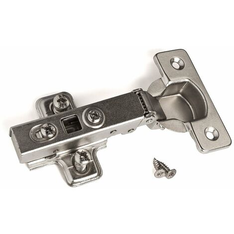 1 x SOTECH Topfband Topfbänder T45 Eckanschlag mit Dämpfer + Kreuzplatte Scharnier Scharniere Topfscharniere (Einzeln und als 6er, 10er, 20er oder 30er Set erhältlich)