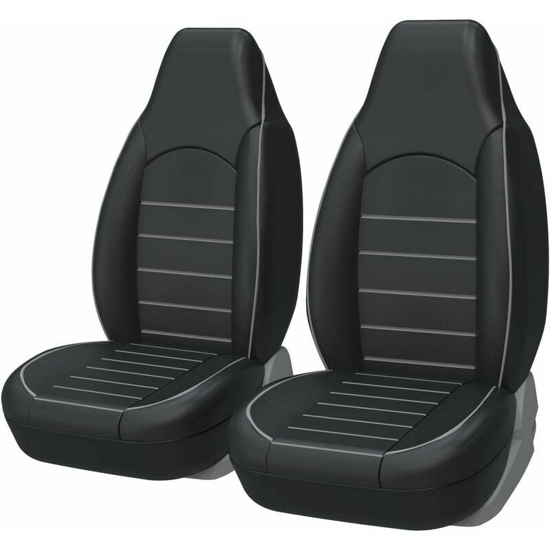 1 x Universal Kunstleder Auto Vordersitzbezug 2 Sitze All Seasons Car Tuning | 07634066167198