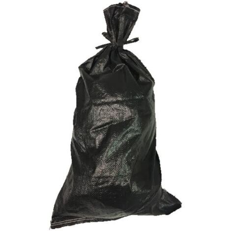 1 YUZET BLACK SANDBAG WOVEN UV PROOF ROT PROOF - EMPTY sand bag