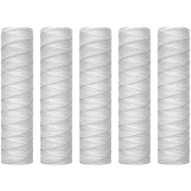 Cartouche filtrante à sédiments enroulée de 10 pouces x 2,5 pouces pour filtration des sédiments, universelle R