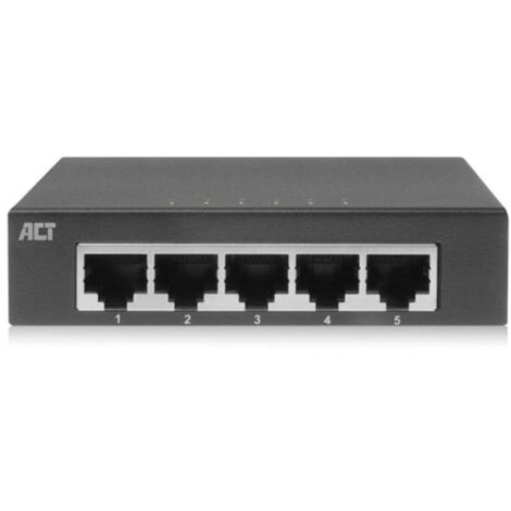 10/100/1000 Mbps Netzwerk-Switch 5 Ports - Metallgehäuse