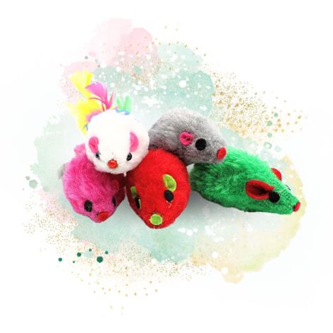10 - 100 Stk. Lyra Pet® Spielmäuse  2 Stk