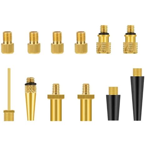 10/12x Embouts de gonflage pour pneus, valve de pneu, compresseur d'air, pince, convertisseur de filetage pour voiture, adaptateur de buse de gonflage, connecteur Dropshipping-AquaForge