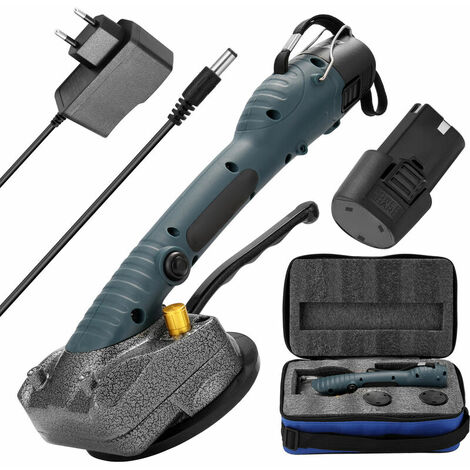 10-150Hz Tile Tileing Machine Wall Floor Tiles Colocación de herramienta vibratoria con ventosa de 100 100 mm, Azul, enchufe de la UE - Azul, enchufe de la UE