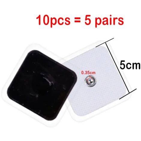 10/20 électrodes TENS auto-adhésives pour stimulateur musculaire EMS, appareil de massage électrique numérique02936-AquaForge