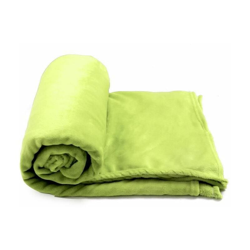 10 200 cm grüne warme Flanelldecke für Schlafsofa | 04537371365644 10 200 cm grüne warme Flanelldecke für Schlafsofa | 04537371365644
