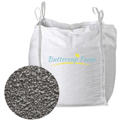 10-20mm Granite Silver/Grey Chippings - Premium Aggregate Bulk Bag - 850 kilos