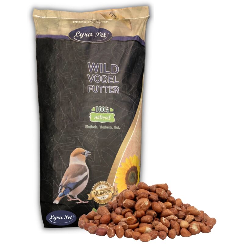 Lyra Pet - 10 kg de noyaux de cacahuètes ® avec la peau