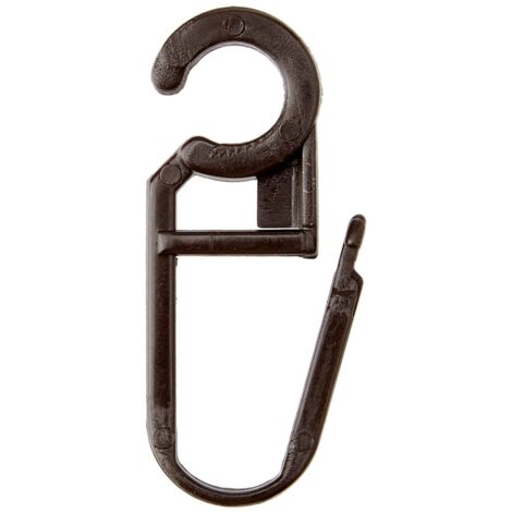 10 AG Clips Marron