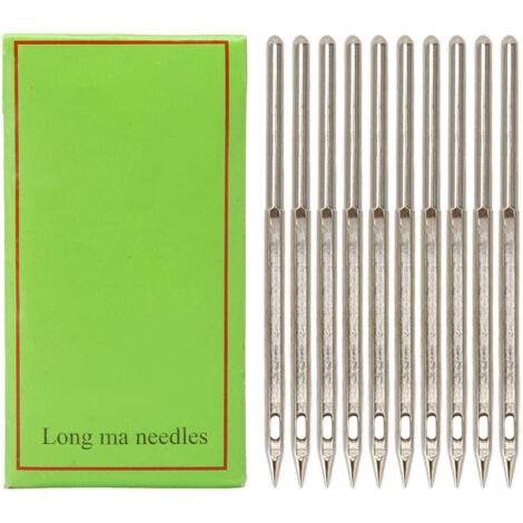 10 Aiguilles pour Machine à Coudre Industrielle, Compatibles avec Flyingman GK26 1A et Newlong NP 7A 92x200, pour Couture et Broderie