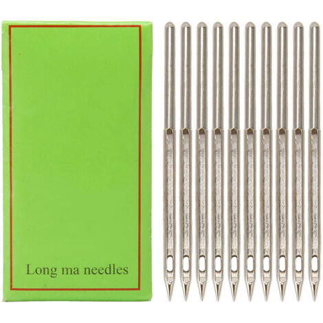 10 Aiguilles pour Machine à Coudre Industrielle Flyingman GK26 1A et Newlong NP 7A 92x250 - Kit de 10 Pièces
