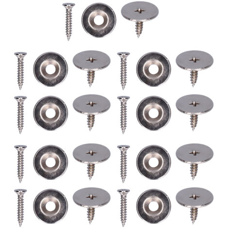 10 Aimants Disques Extra-Fins pour Portes, Aimants Circulaires à Fraisage, Lot de 10