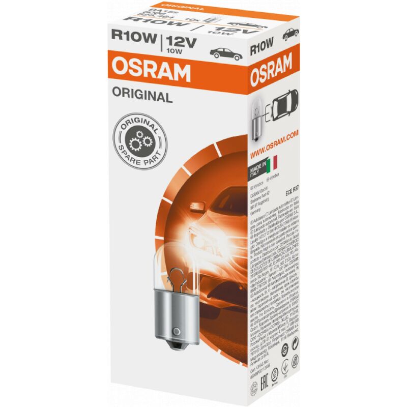 Osram - Ampoule avec socle metal R10W 5008 10W 12V BA15S