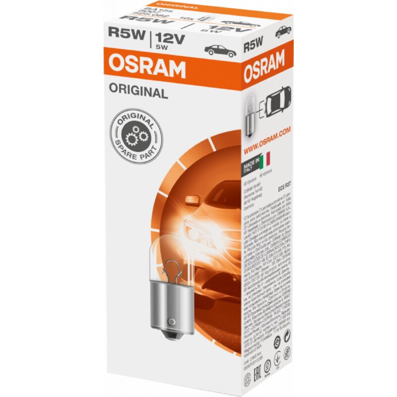 Osram - 10 Ampoules 12V R5W Original 5007
