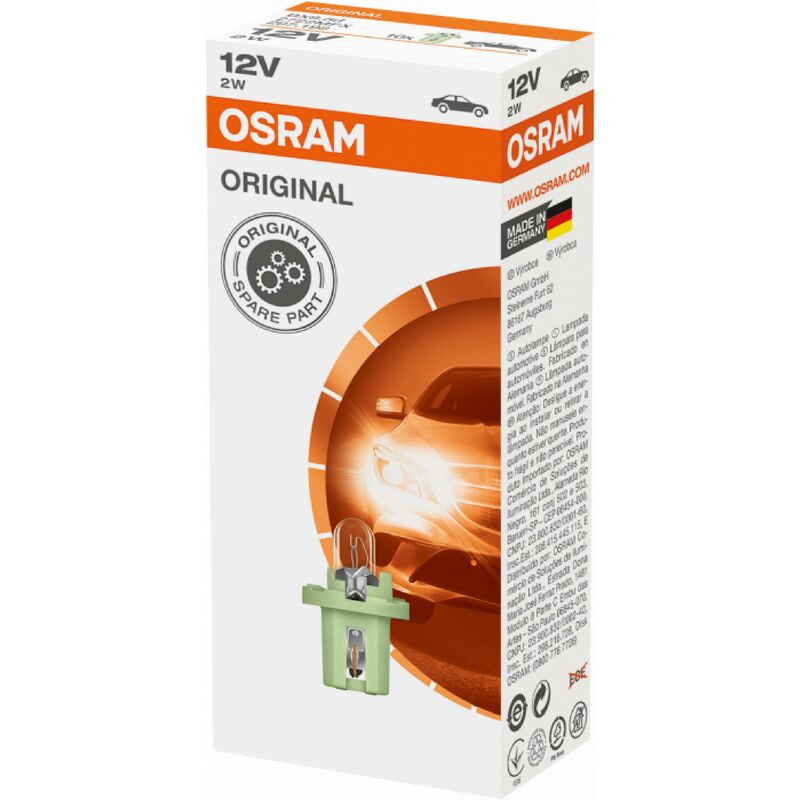 Osram - 10 Ampoules 12V Tableau De Bord Original 2722MFX