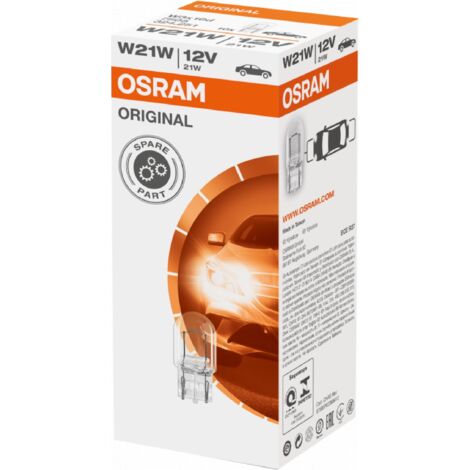 10 Ampoules 12V W21W Original -carton- -7505-