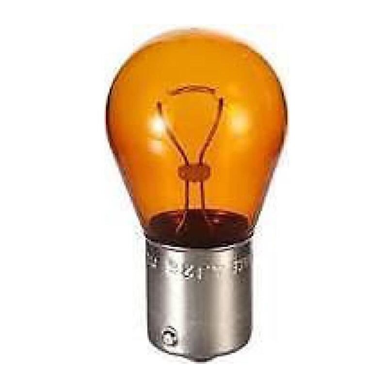 10 ampoules ambre PY21W, 24 volts 21 watts culot BAU15S