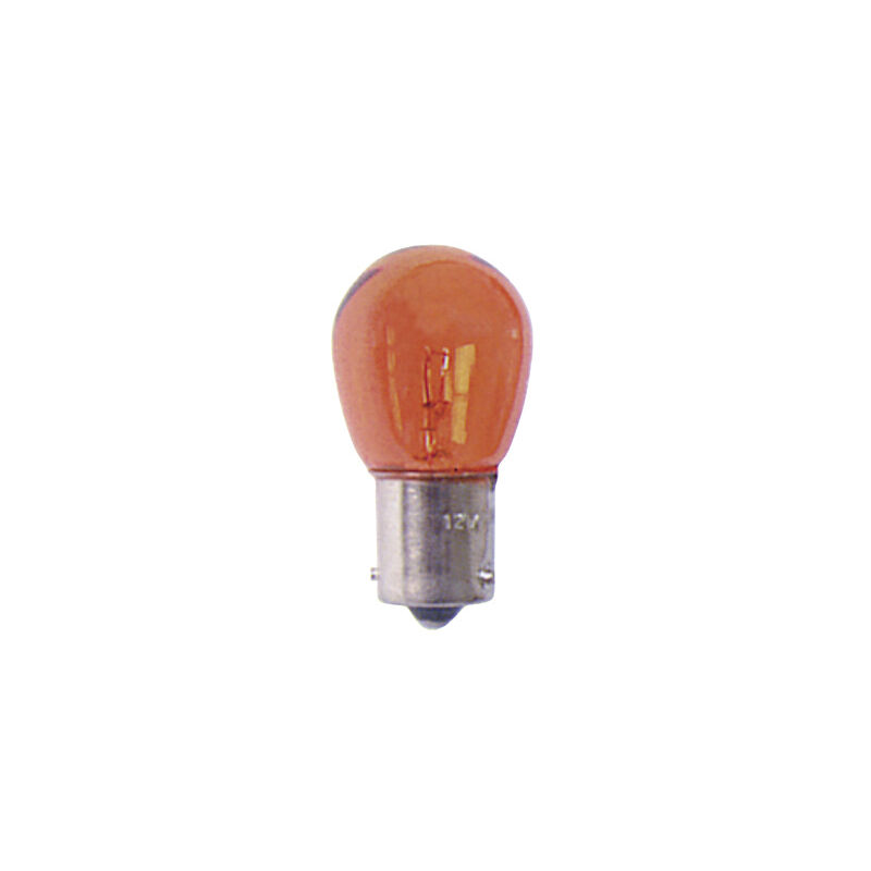 Ampoule de clignotant 12V. 21w. 1 plot ba15s ambrée vendu par 10 pièces