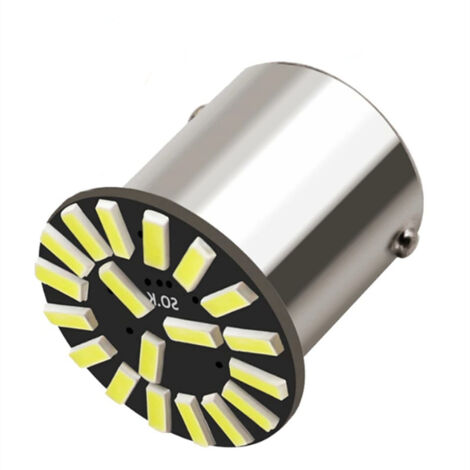 10 ampoules LED BA15S 1156, lumière blanche 12 V