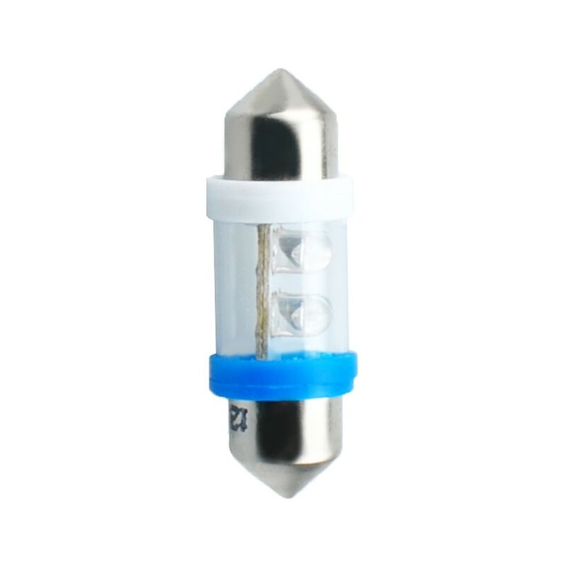 10 ampoules led C5W 31mm 12V 4x led 3mm vert