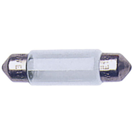 10 Ampoules Navettes T11x41 - 12V 10W 2800K 41mm