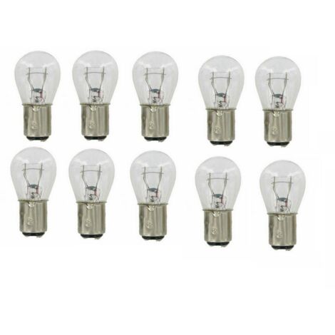 10 ampoules poirettes 12v 21/5w stop et feu rouge