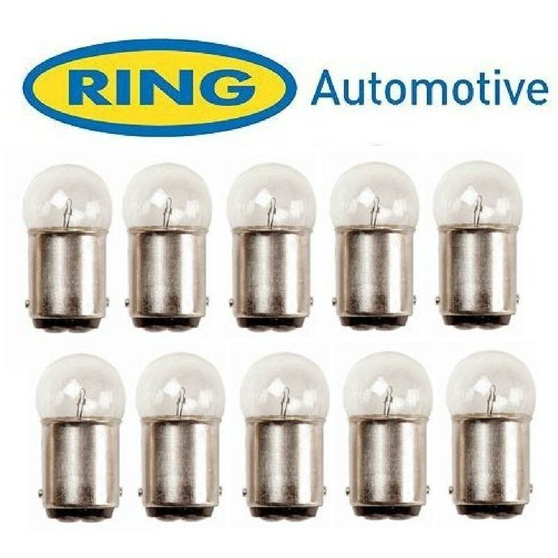 Ring - 10 Ampoules R209 BA15D 12V 5W R5W - Blanc