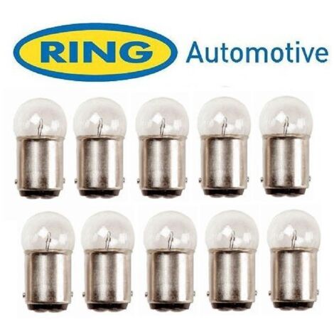 10 Ampoules R209 BA15D 12V 5W R5W
