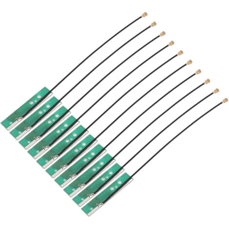 10 antennes WiFi internes 2.4G/5.8G 3dBi IPEX pour caméras surveillance sans fil